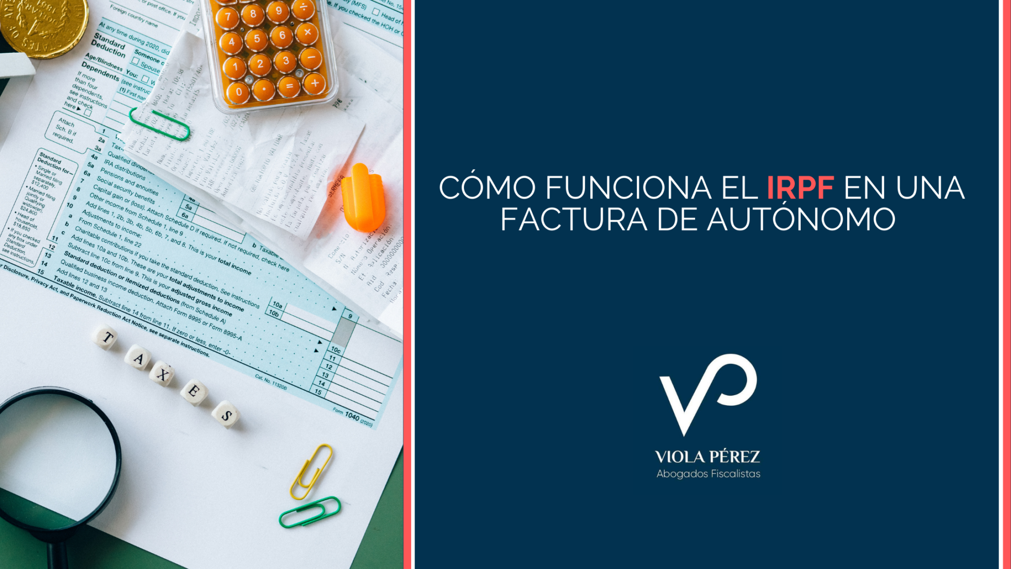 Cómo funciona el IRPF en una factura de autónomo