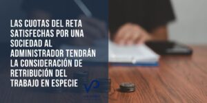 retribución en especie cuota autónomos administrado