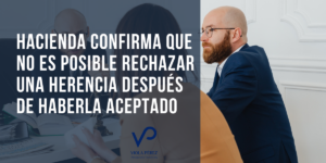 rechazar una herencia